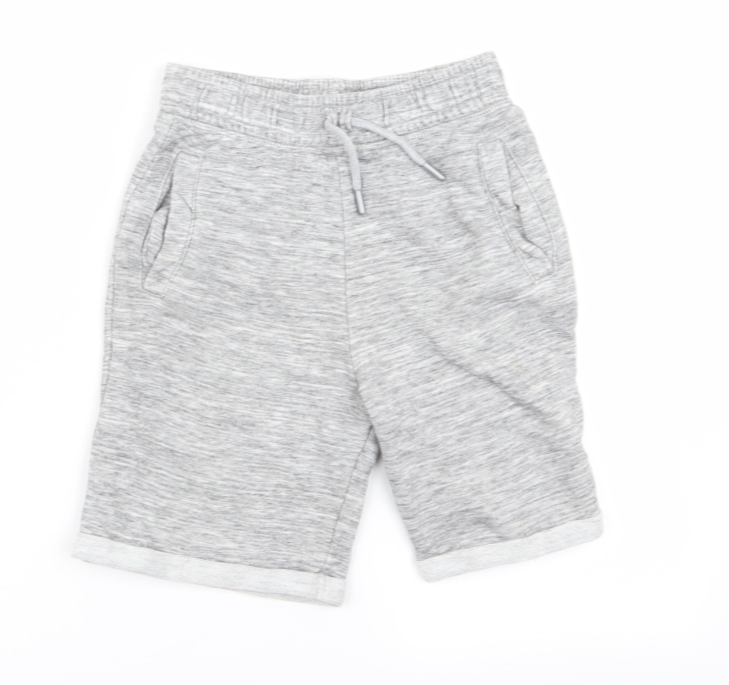 TU Girls Grey  Ramie Sweat Shorts Size 10 Years