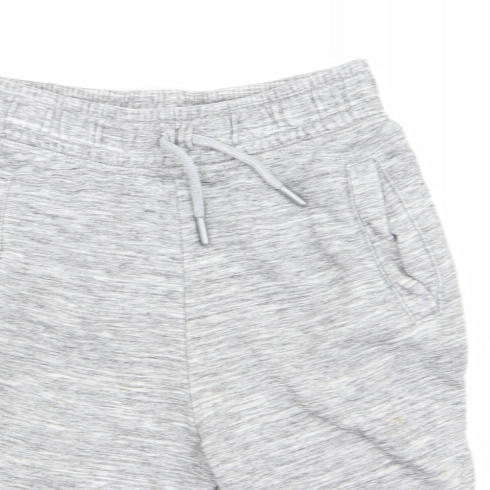 TU Girls Grey  Ramie Sweat Shorts Size 10 Years