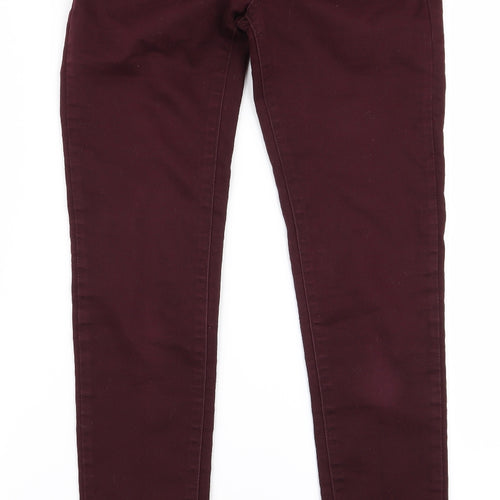 yesyes Womens Red   Skinny Jeans Size 8 L31 in
