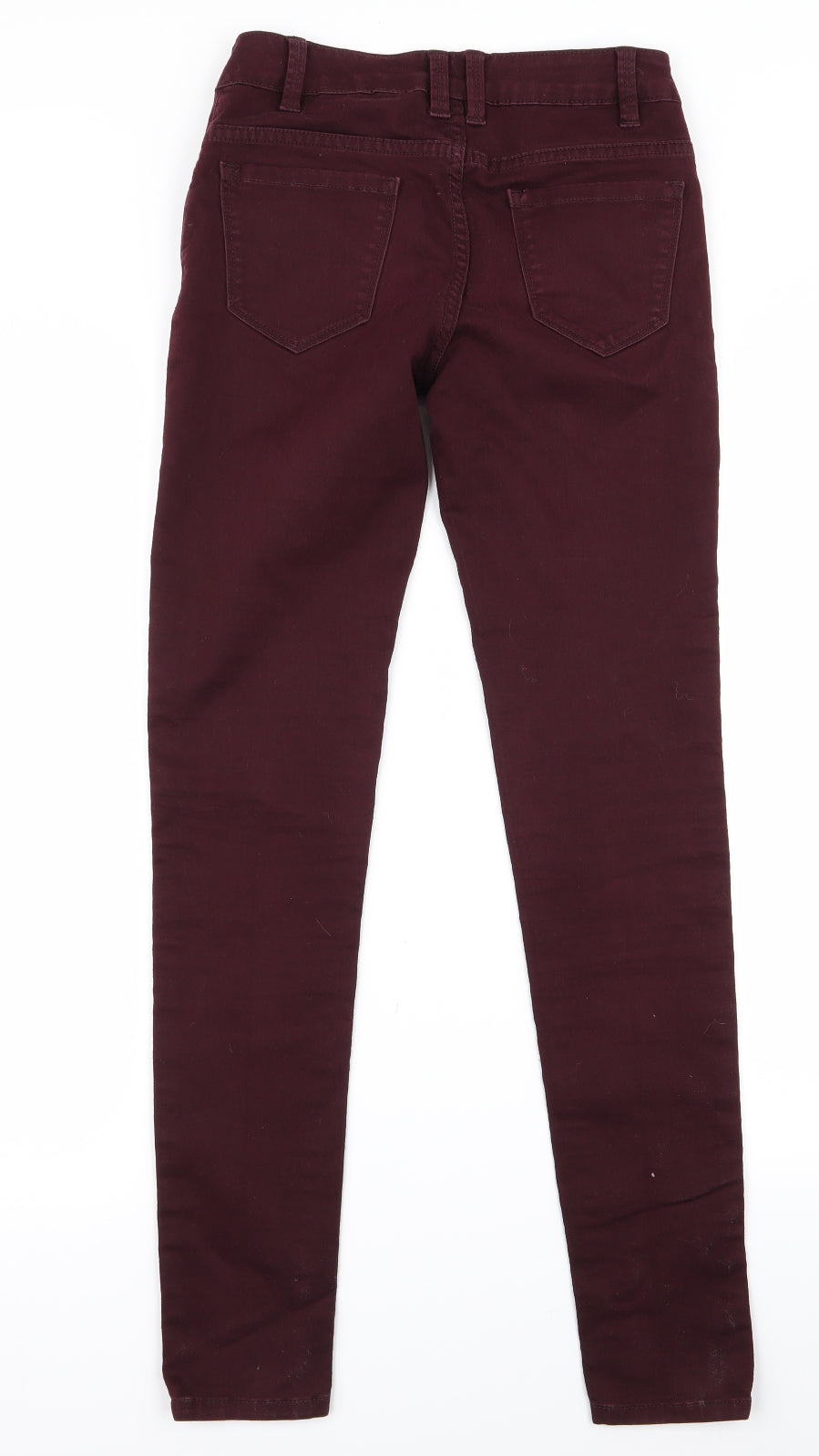 yesyes Womens Red   Skinny Jeans Size 8 L31 in