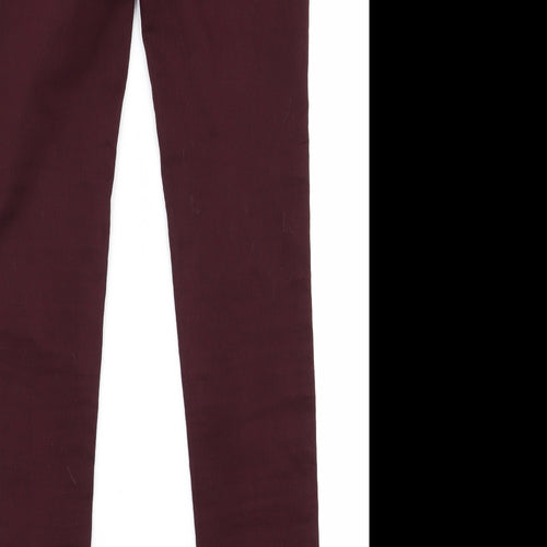 yesyes Womens Red   Skinny Jeans Size 8 L31 in