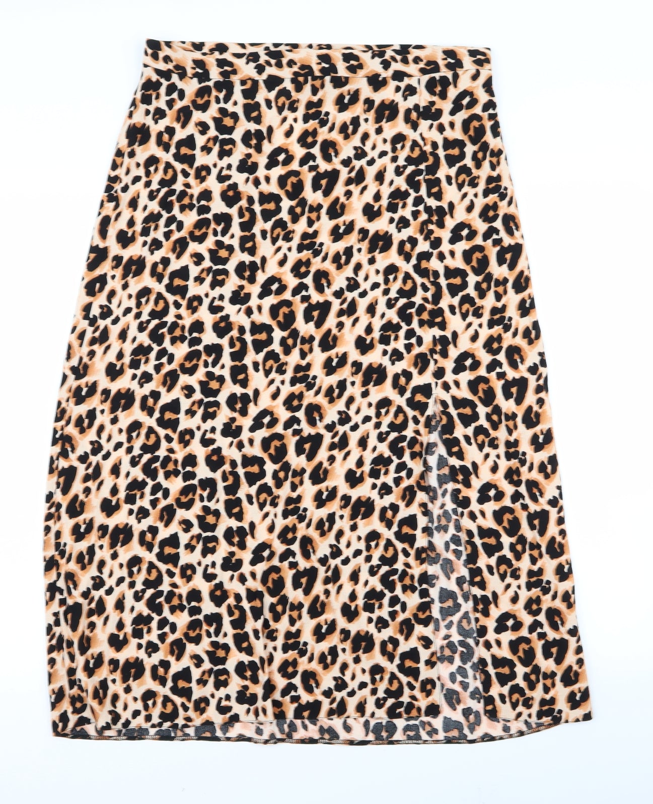 no Womens Black Animal Print  Skater Set Size 8