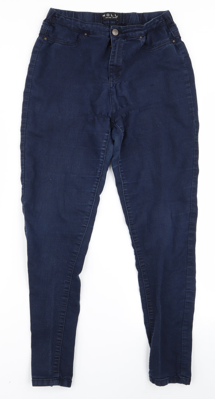 holly Womens Blue   Skinny Jeans Size 10 L27 in