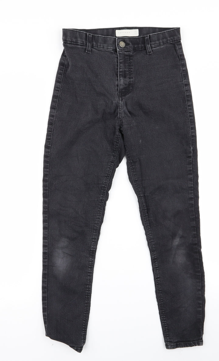 Topshop Womens Black Skinny Jeans Size 26 L21 in