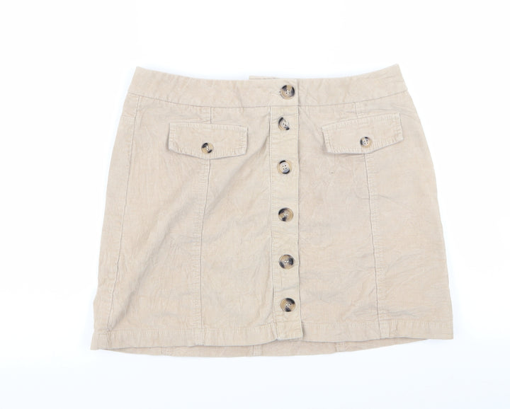 m&s Womens Beige Straight & Pencil Set Size S