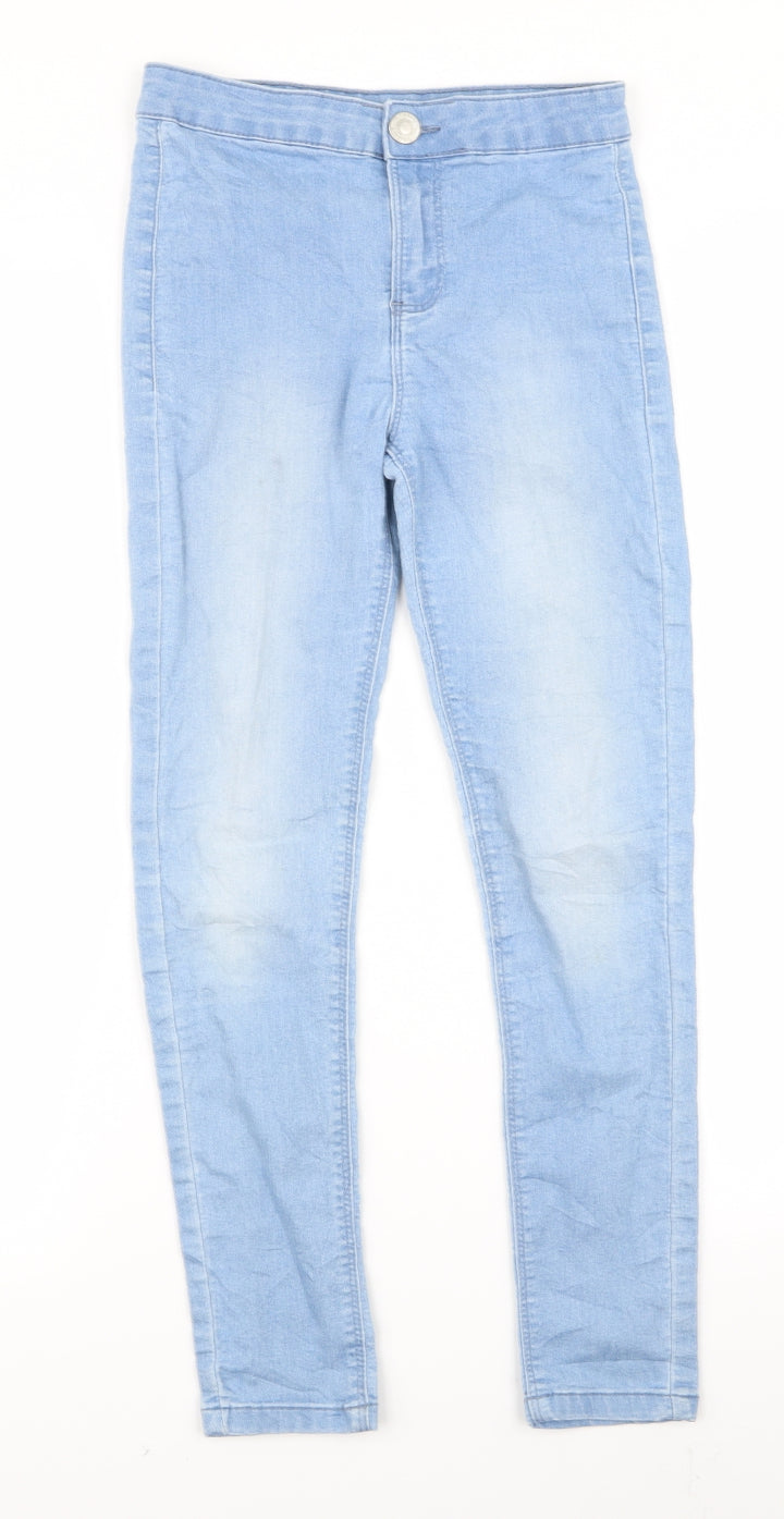 Preworn Womens Blue   Skinny Jeans Size 12 L25 in