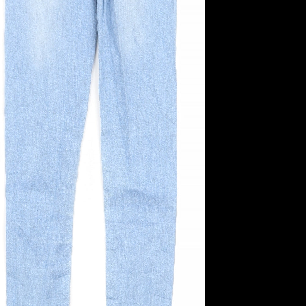 Preworn Womens Blue   Skinny Jeans Size 12 L25 in