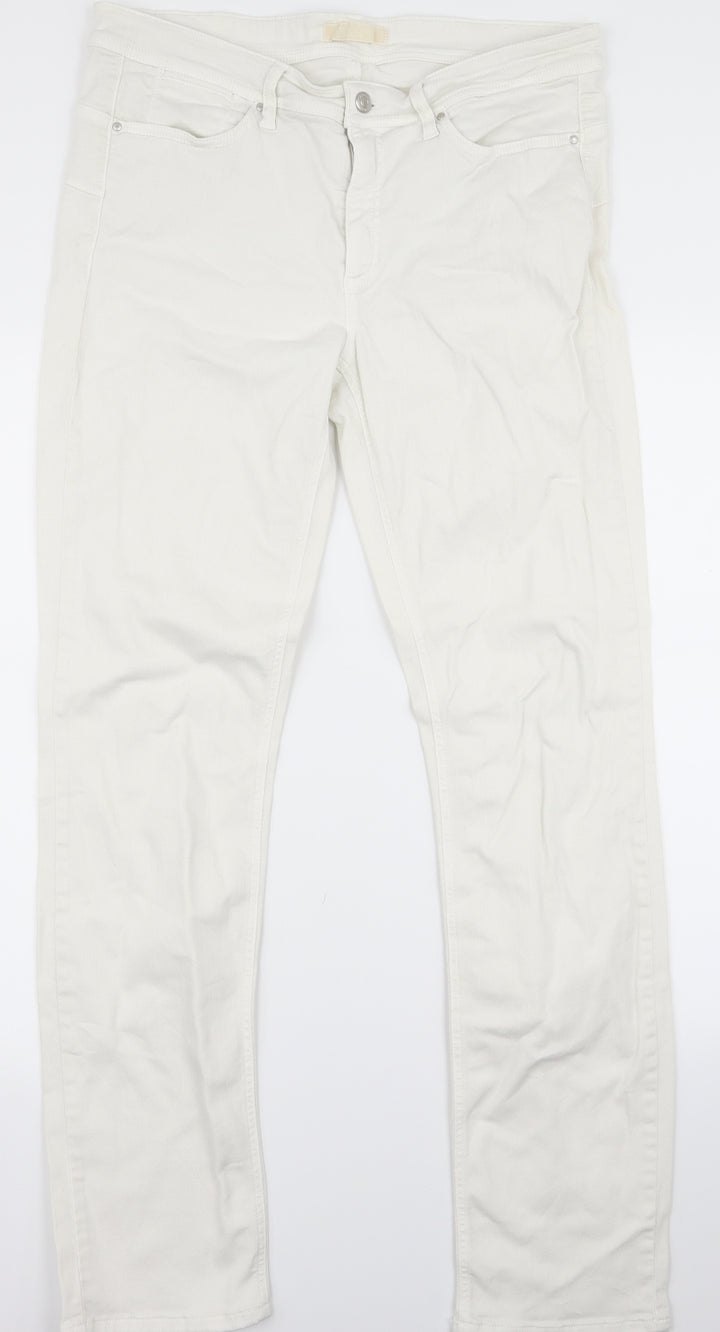 Preworn Womens White   Skinny Jeans Size 32 L28 in
