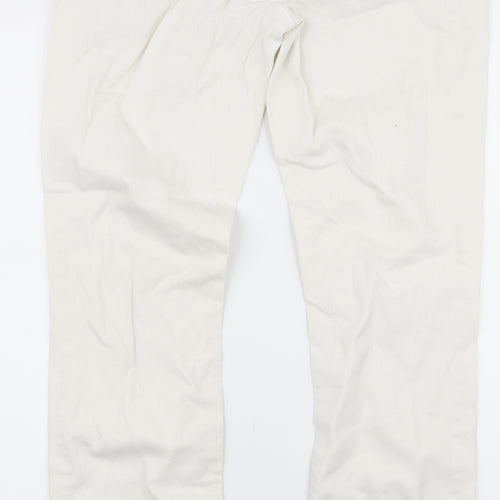 Preworn Womens White   Skinny Jeans Size 32 L28 in