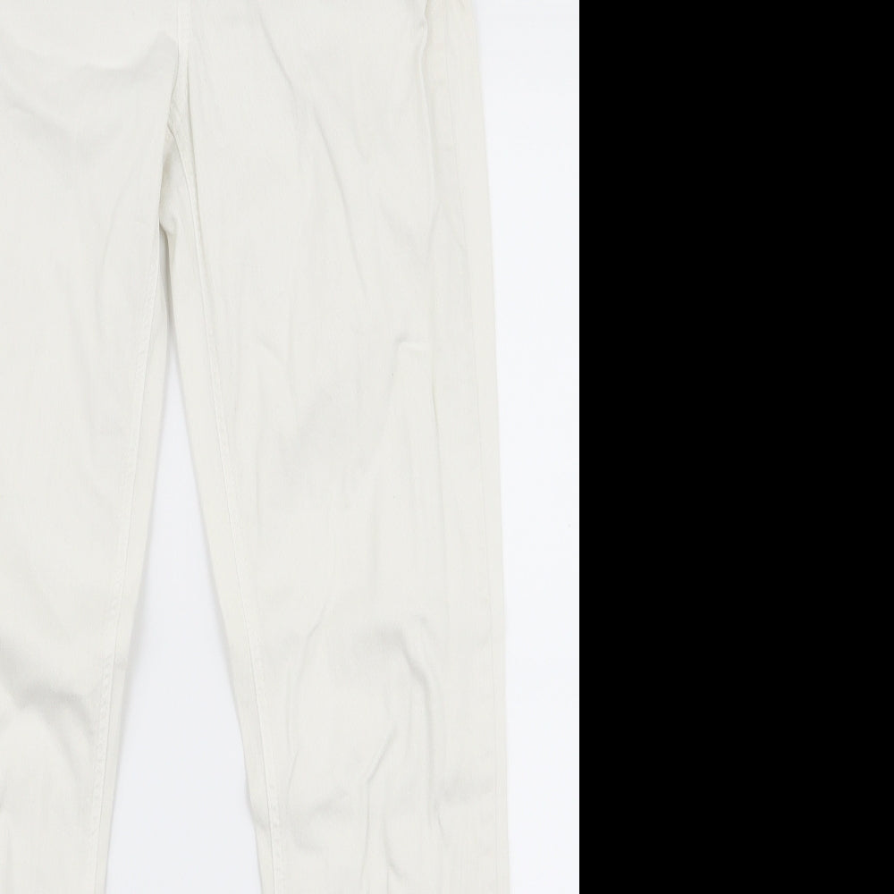 Preworn Womens White   Skinny Jeans Size 32 L28 in