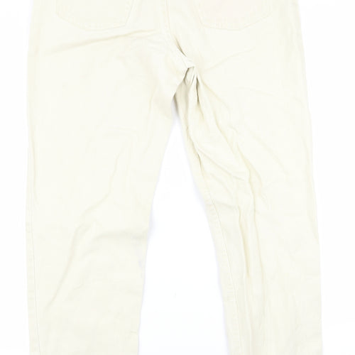 m&s Womens White   Skinny Jeans Size 10 L27 in