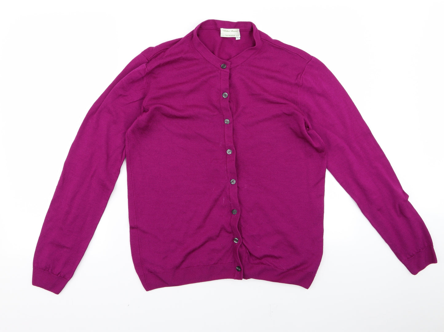 Preworn Womens Pink   Cardigan Jumper Size 14