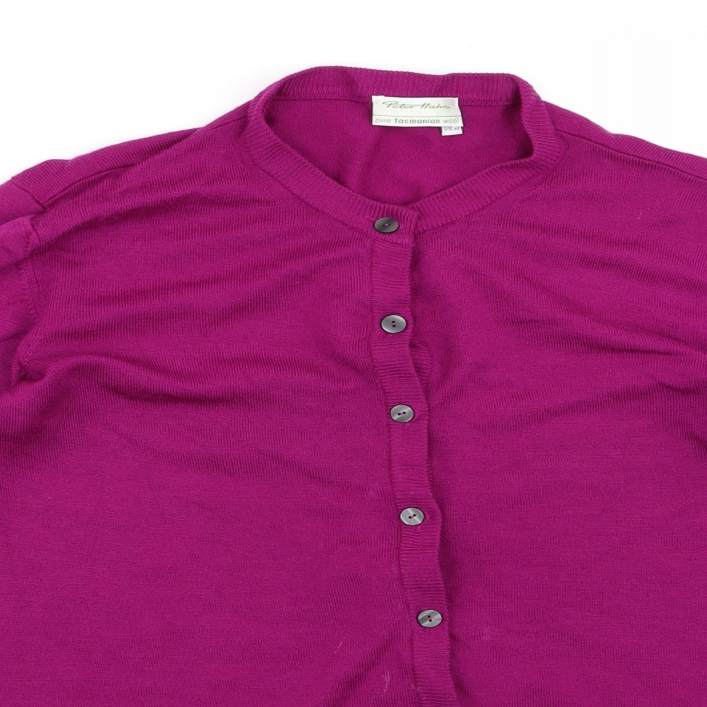 Preworn Womens Pink   Cardigan Jumper Size 14
