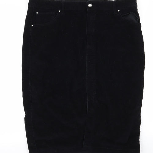 Preworn Womens Black   Straight & Pencil Set Size 40