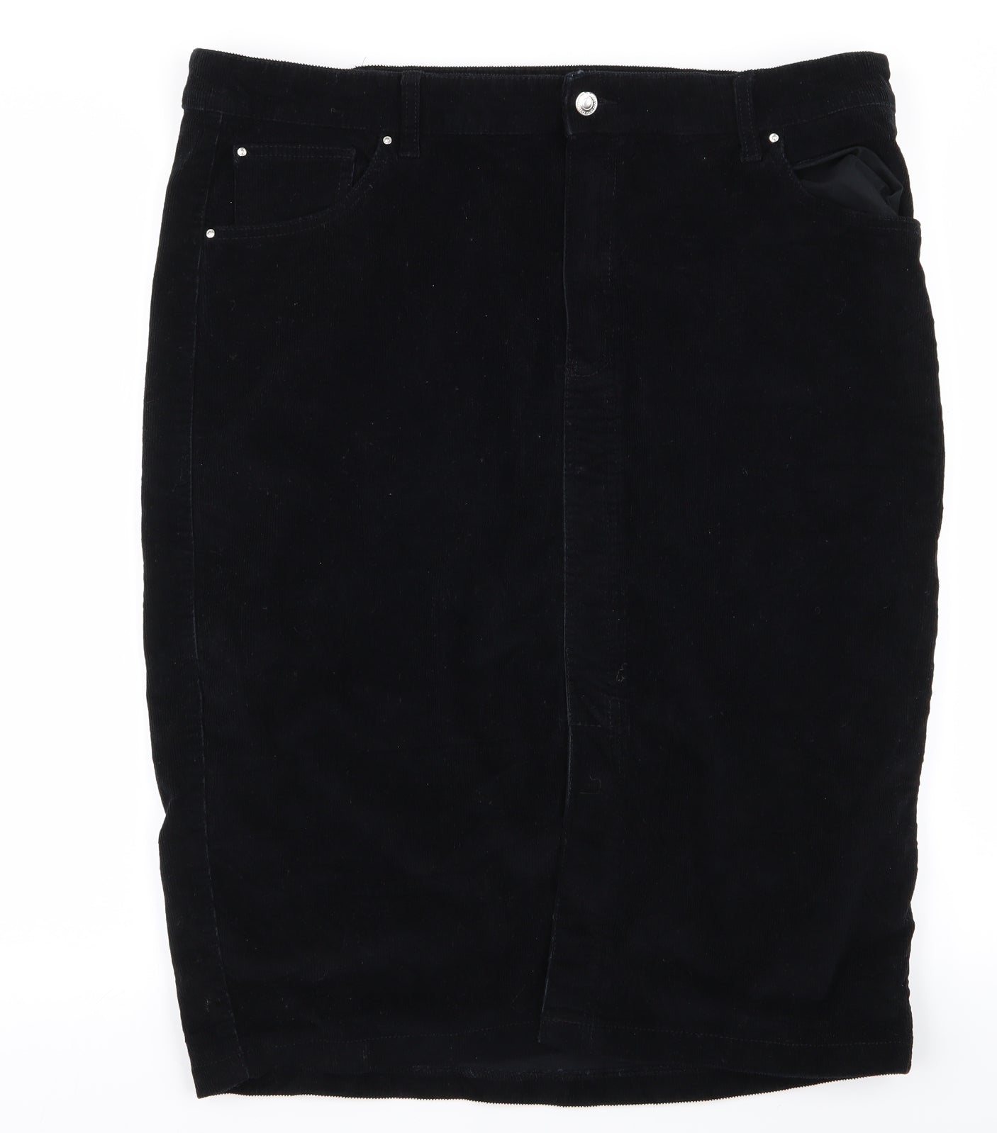 Preworn Womens Black   Straight & Pencil Set Size 40