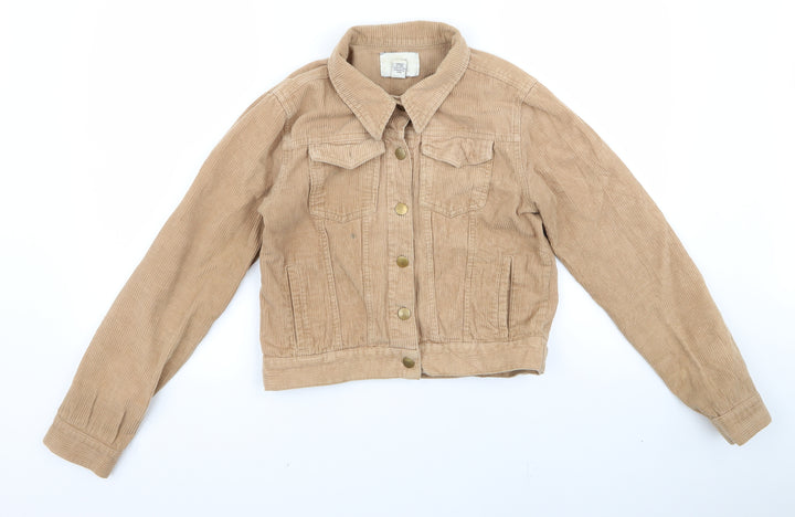 FOREVER 21 Womens Beige Jacket Size S