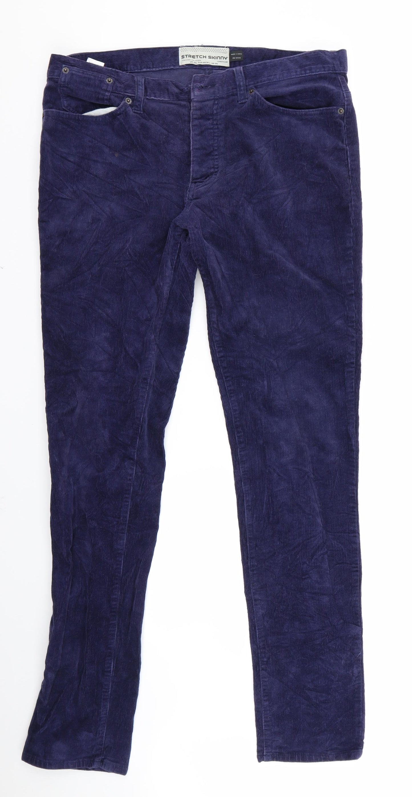 Topman Mens Blue   Trousers  Size 34 L28 in
