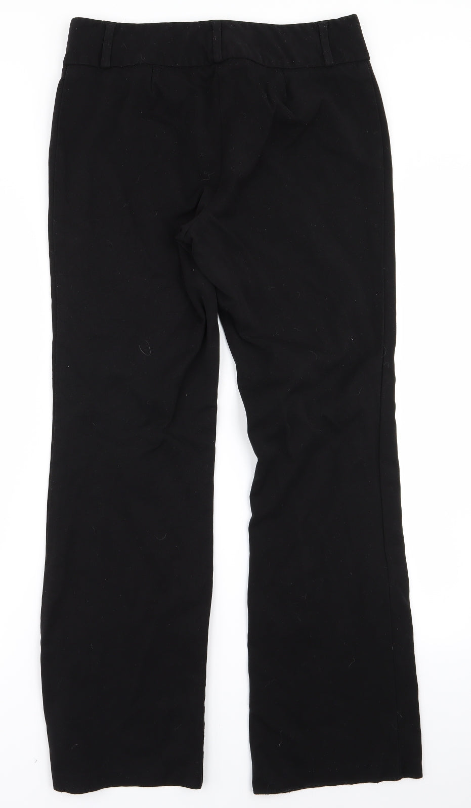 m&s Womens Black   Trousers  Size 10 L28 in