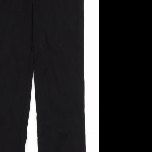 m&s Womens Black   Trousers  Size 10 L28 in