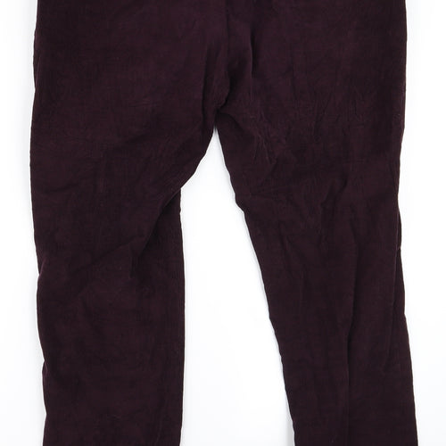 Preworn Womens Purple   Trousers  Size 36 L28 in - v