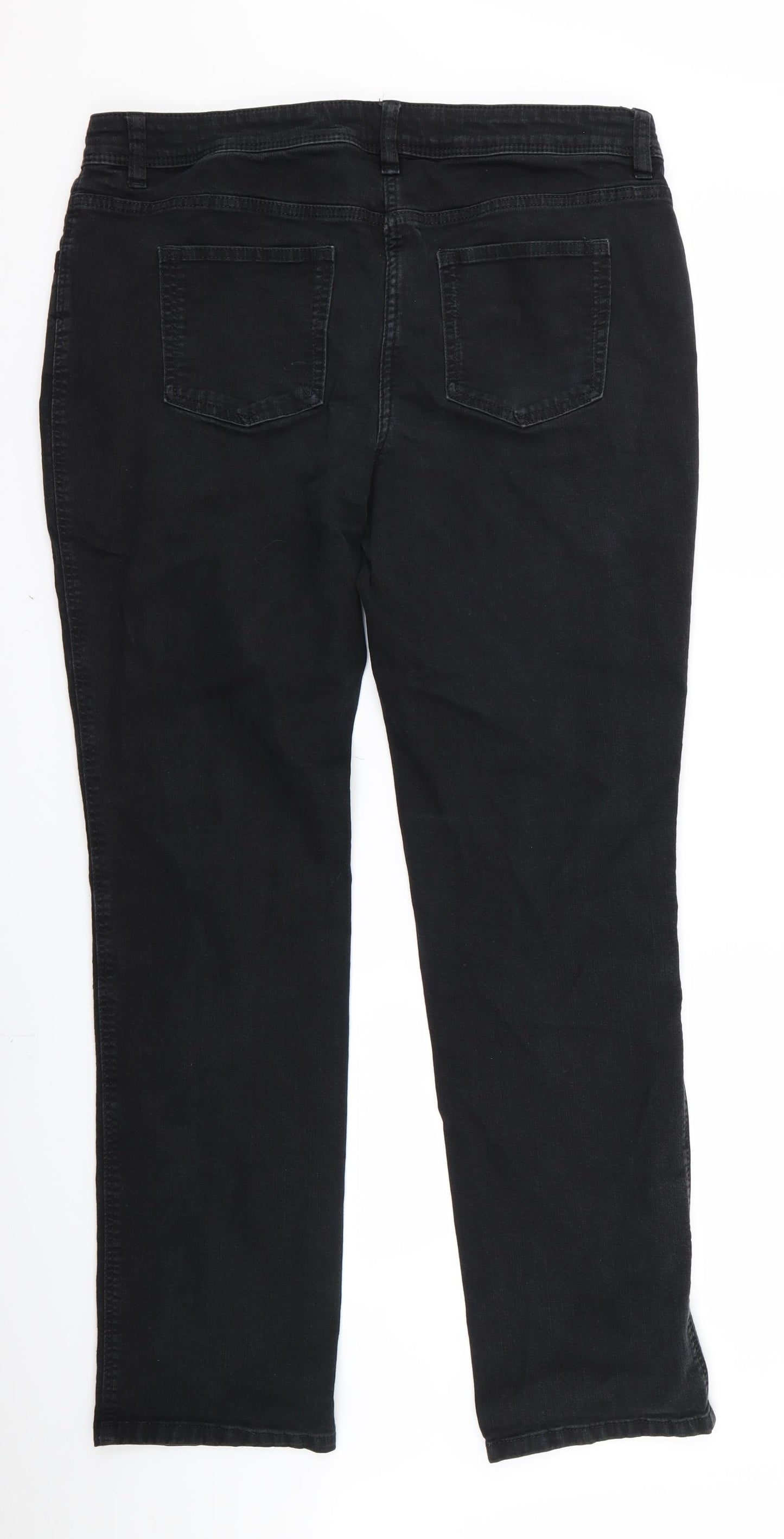 Preworn Womens Grey   Skinny Jeans Size 16 L30 in