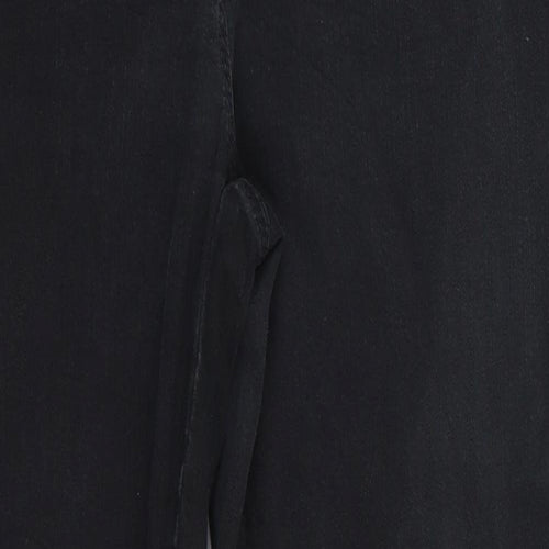 Preworn Womens Grey   Skinny Jeans Size 16 L30 in