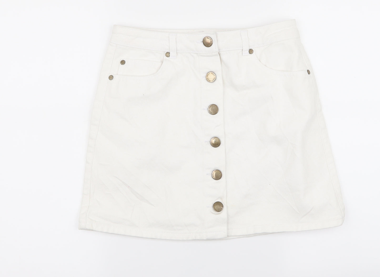 prmarki Womens White  Rayon Straight & Pencil Set Size 10