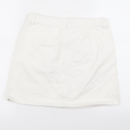 prmarki Womens White  Rayon Straight & Pencil Set Size 10
