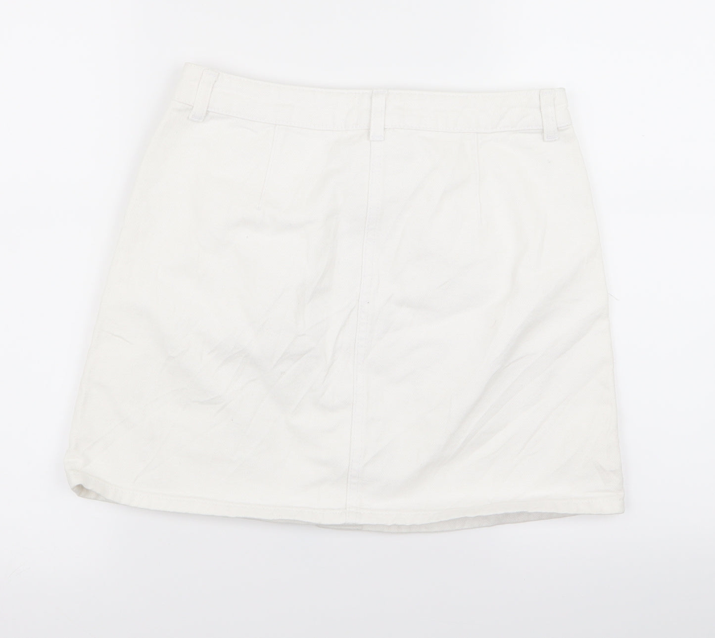 prmarki Womens White  Rayon Straight & Pencil Set Size 10