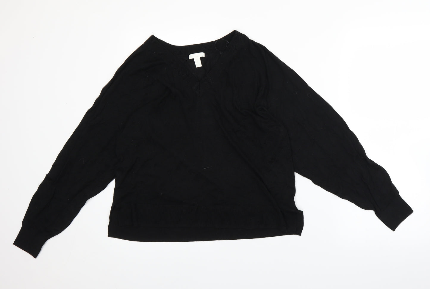 H&M Womens Black   Pullover Jumper Size S