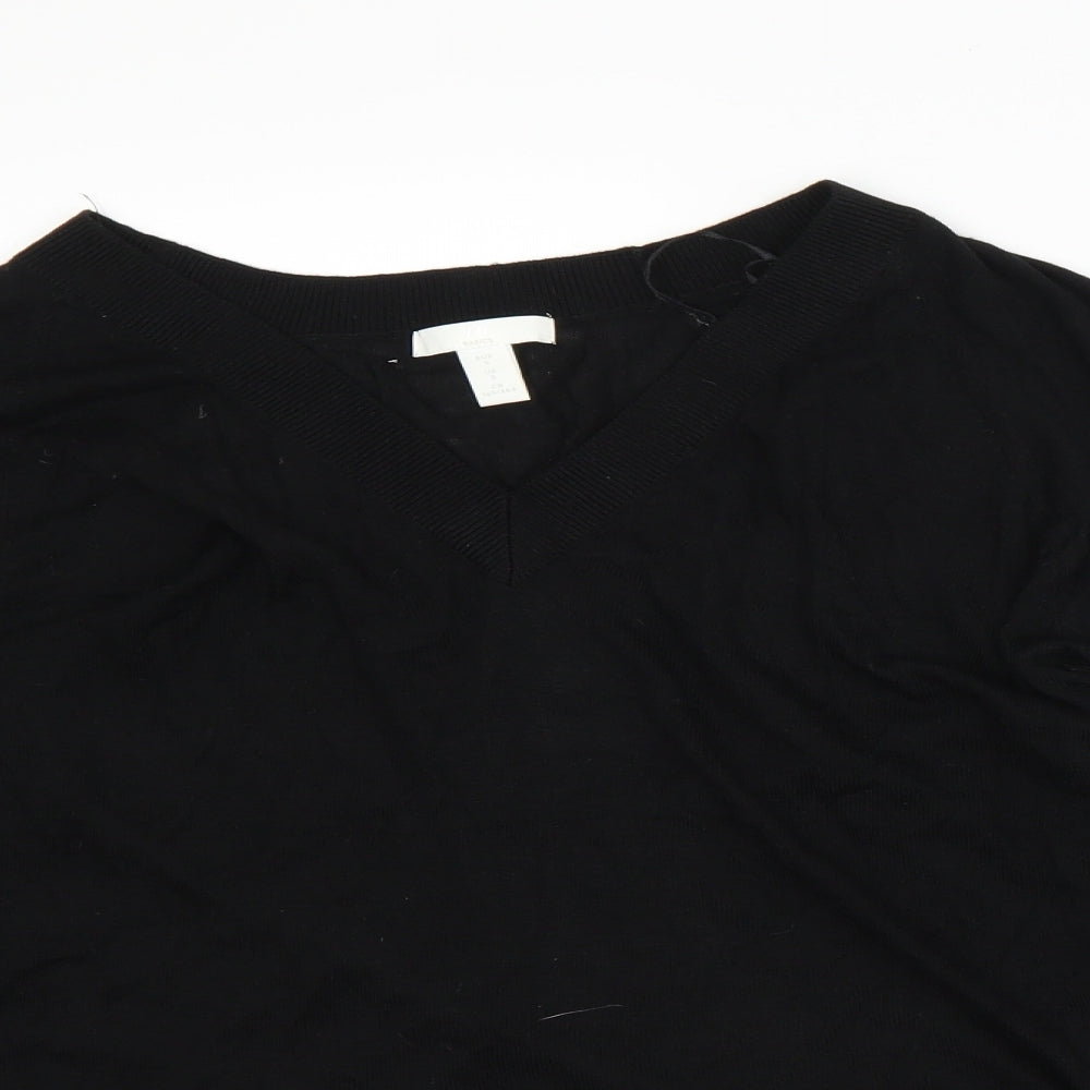 H&M Womens Black   Pullover Jumper Size S