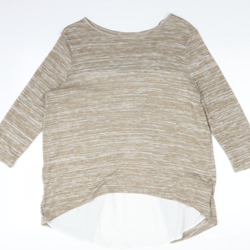 Epilogue Womens Beige   Pullover Jumper Size 12