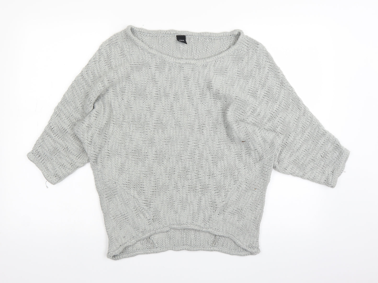 Mork Womens Grey   Pullover Jumper Size M