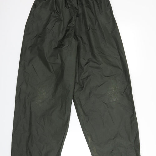 Harvey James Mens Green   Rain Trousers Trousers Size L L30 in