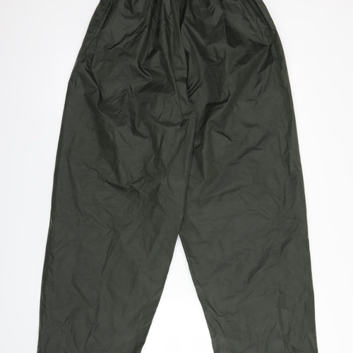 Harvey James Mens Green   Rain Trousers Trousers Size L L30 in