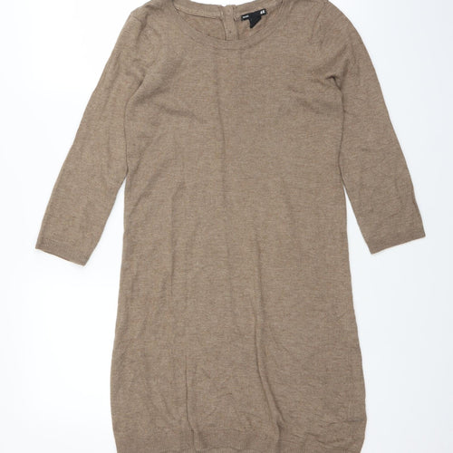 H&M Womens Brown   Pullover Jumper Size S