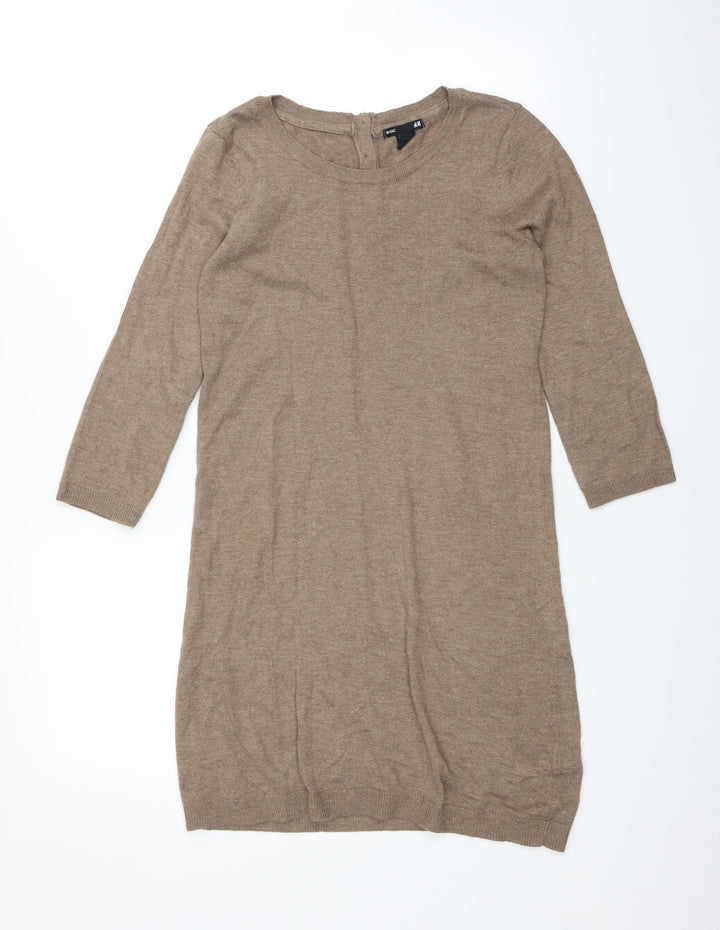 H&M Womens Brown   Pullover Jumper Size S