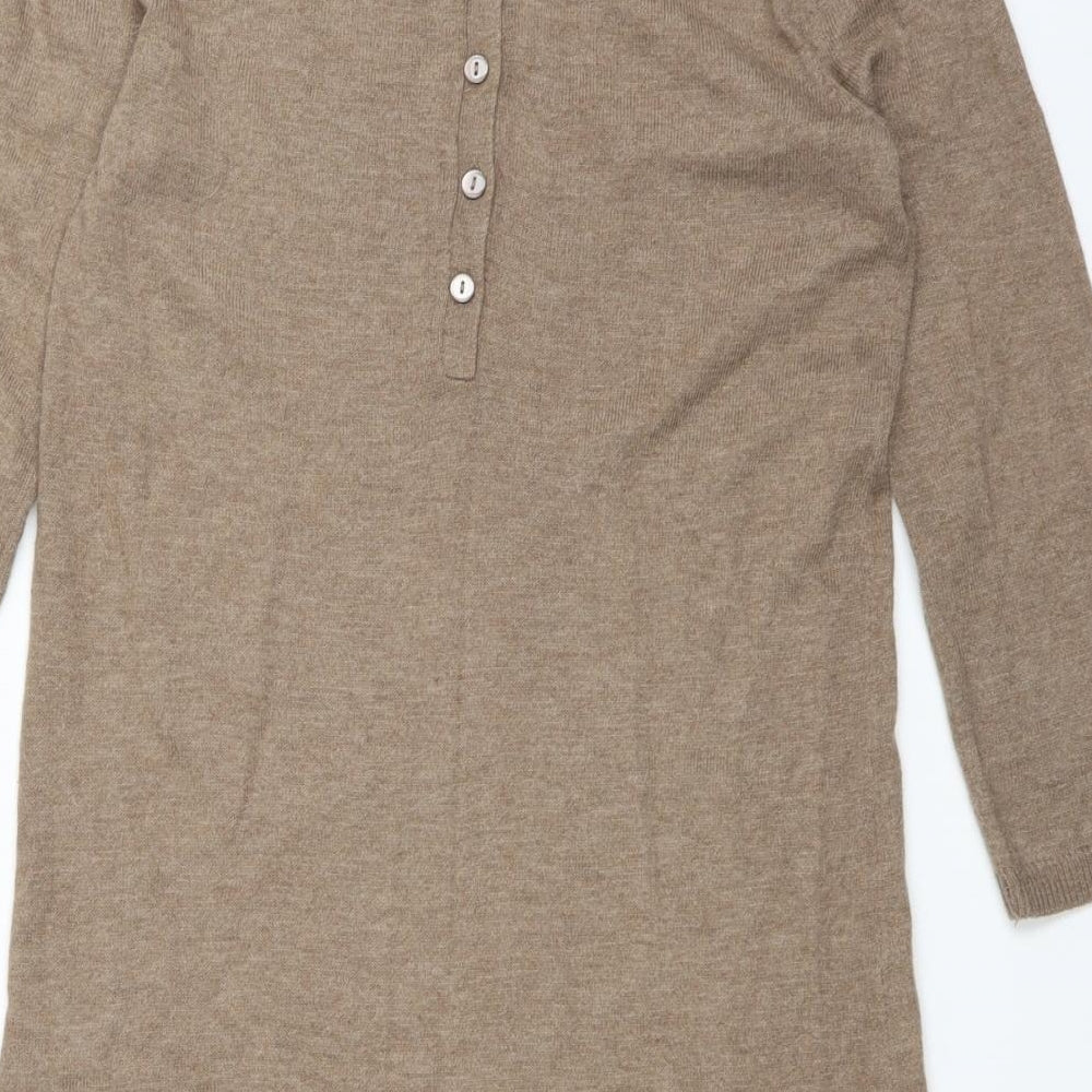 H&M Womens Brown   Pullover Jumper Size S