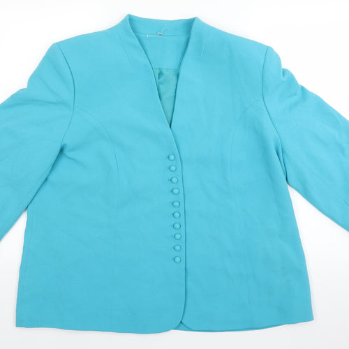 EWM Womens Black   Jacket Blazer Size 20