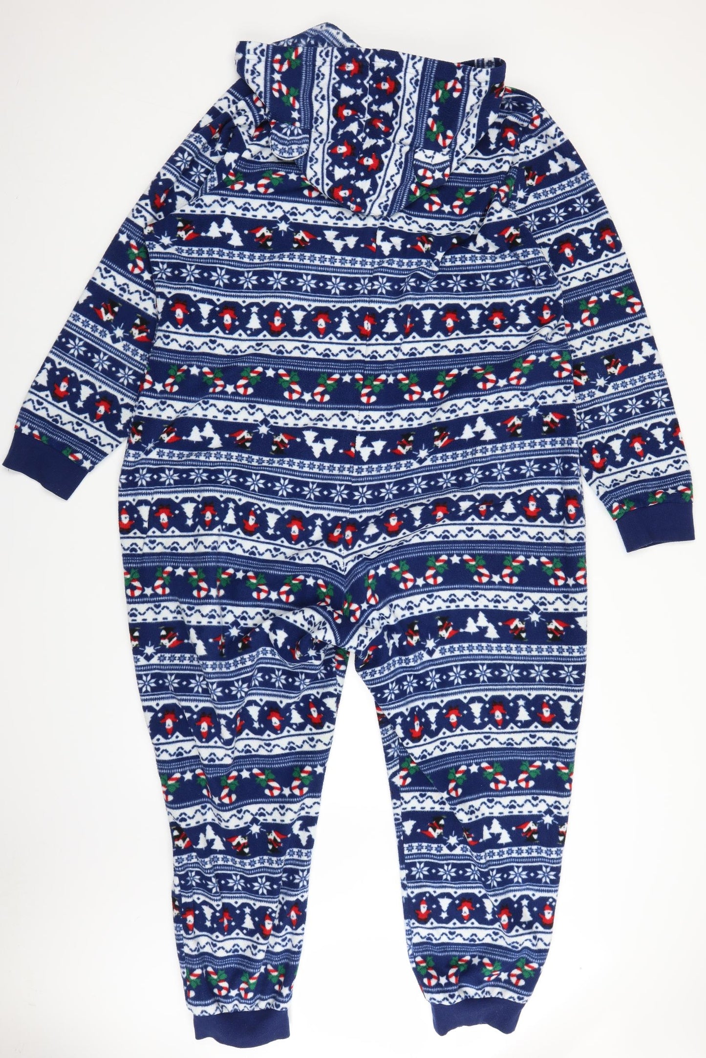 TU Womens Blue Fair Isle   One Piece Size XL  - Chrsitmas