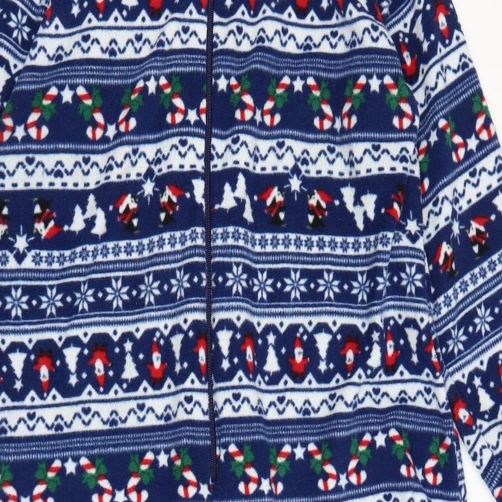 TU Womens Blue Fair Isle   One Piece Size XL  - Chrsitmas