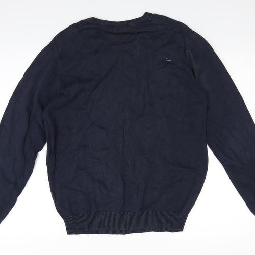 Peter Gribby Mens Blue   Pullover Jumper Size M