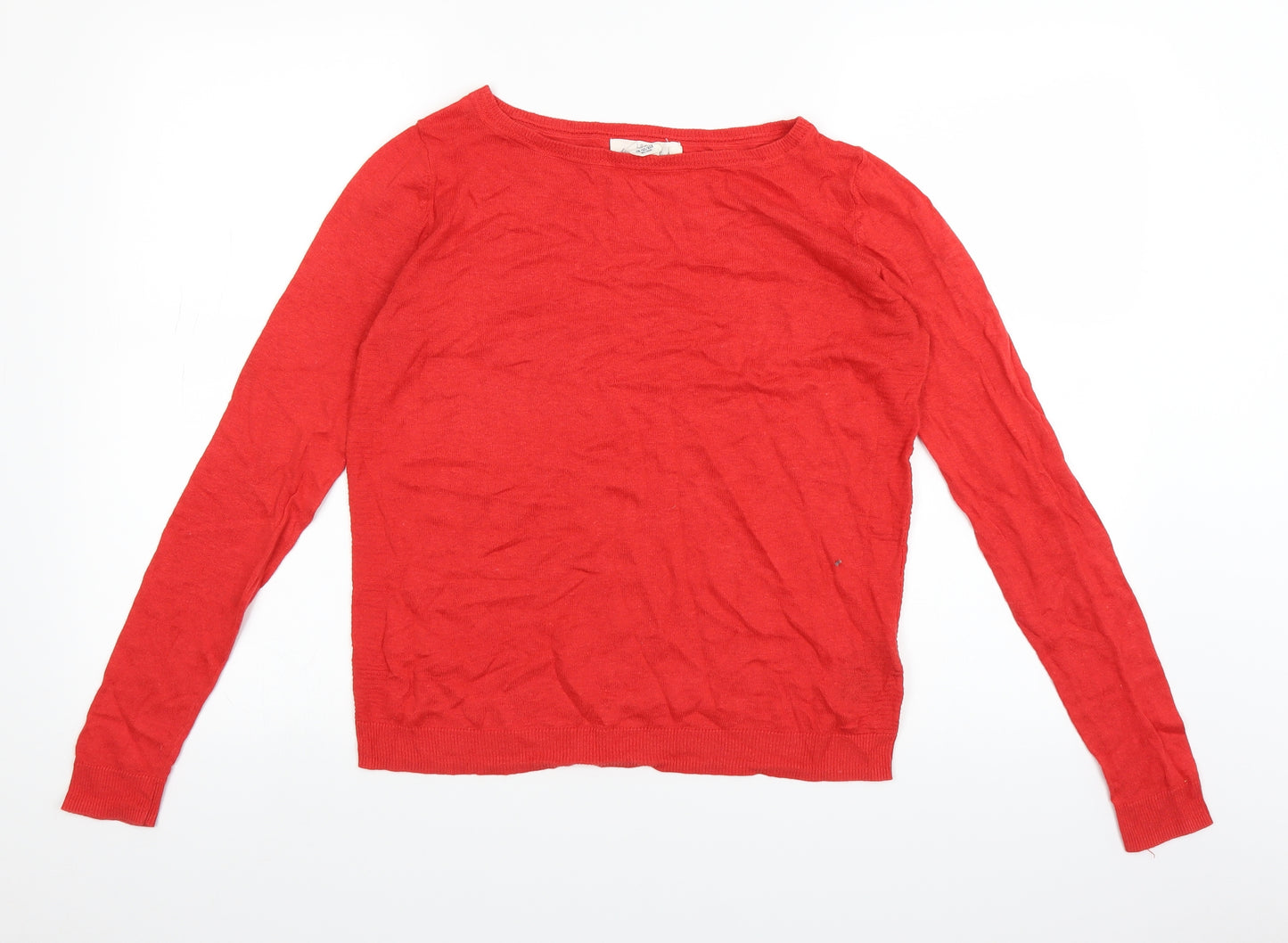 H&M Womens Red   Pullover Jumper Size XS