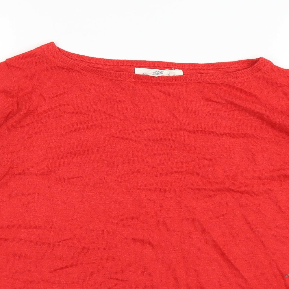 H&M Womens Red   Pullover Jumper Size XS