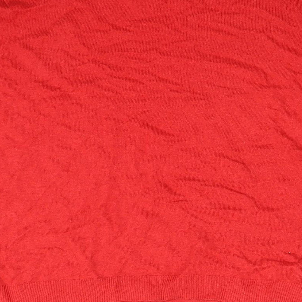 H&M Womens Red   Pullover Jumper Size XS