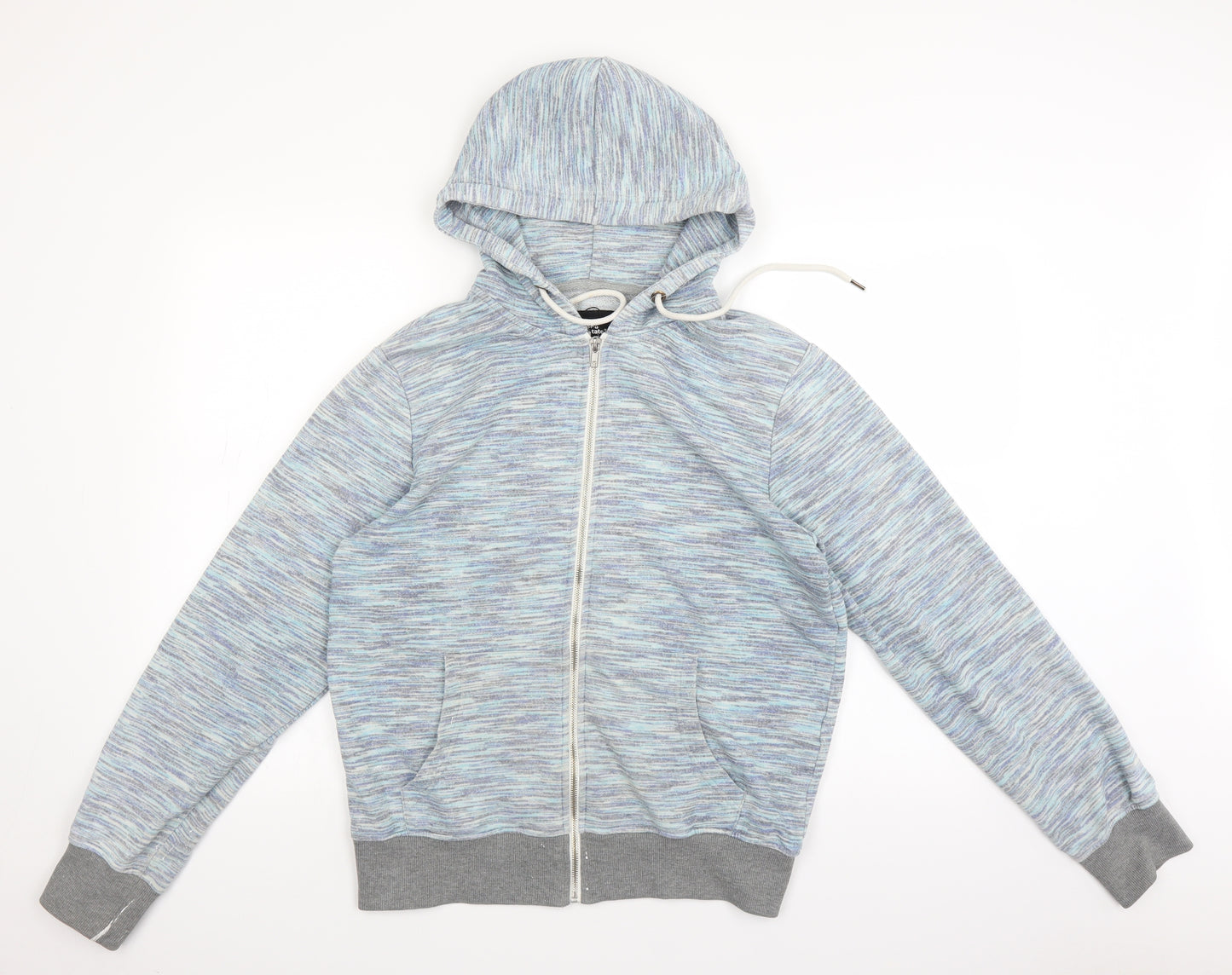 Cedar Wood State Mens Blue   Full Zip Hoodie Size M