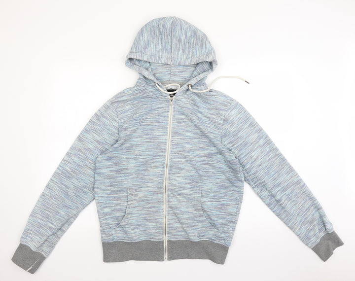 Cedar Wood State Mens Blue   Full Zip Hoodie Size M
