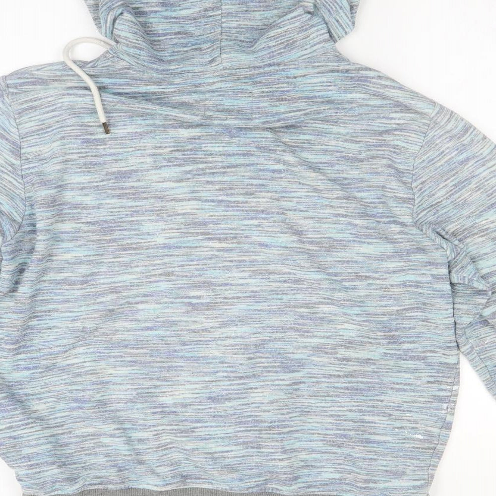 Cedar Wood State Mens Blue   Full Zip Hoodie Size M
