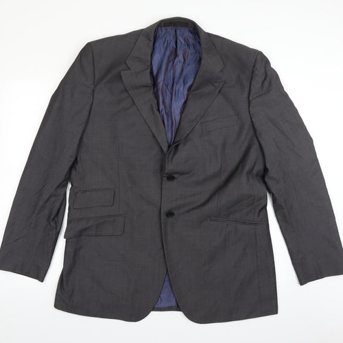 Marks and Spencer Mens Grey   Jacket Suit Jacket Size 44