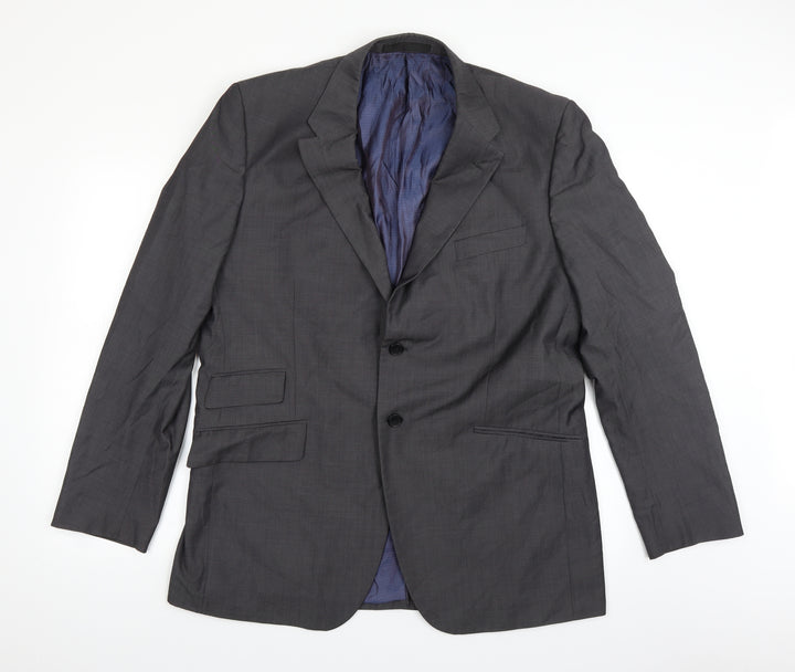 Marks and Spencer Mens Grey Jacket Suit Jacket Size 44